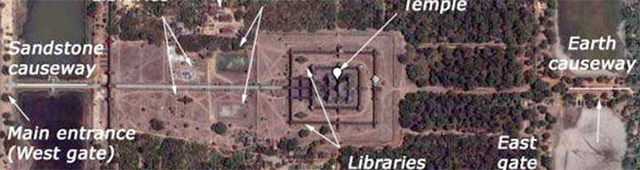 Maps of Angkor Wat Temple